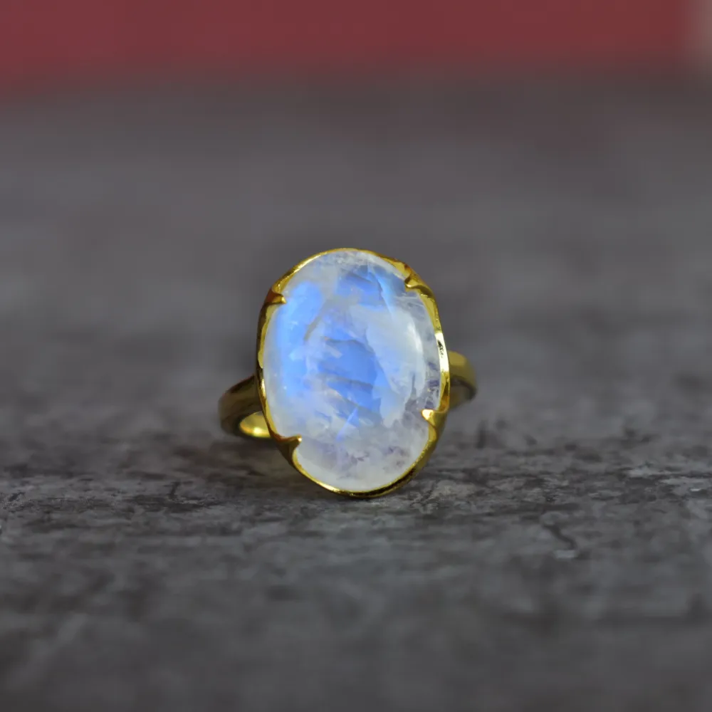 Majestic Moonstone Ring