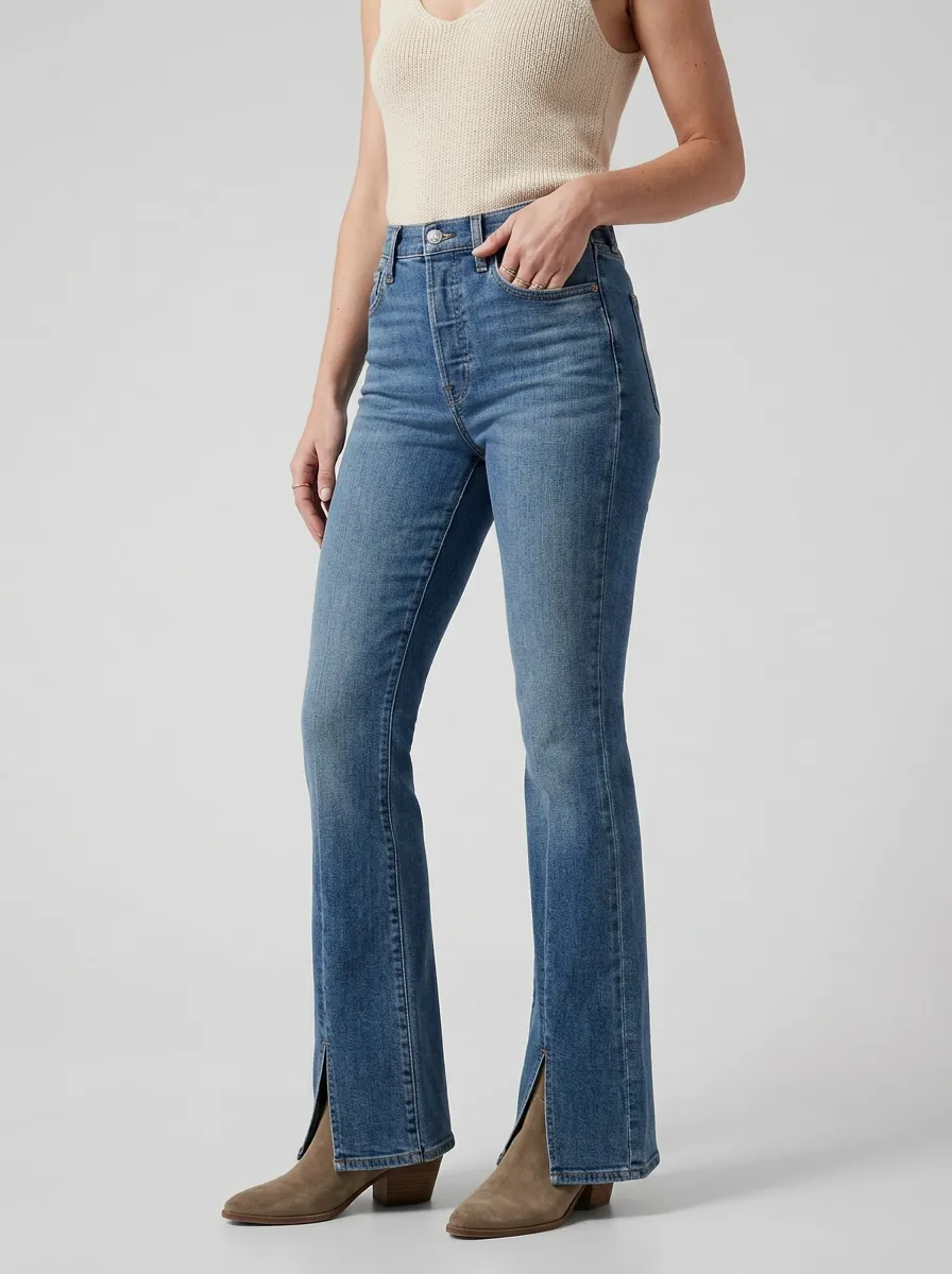 Women's High Waist Casual Denim Jeans