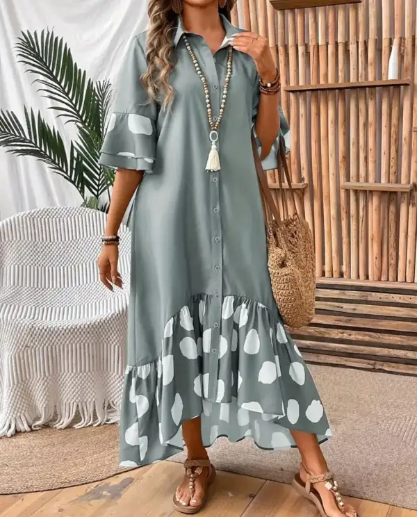 Julia Relaxed Flow Shirt Dress