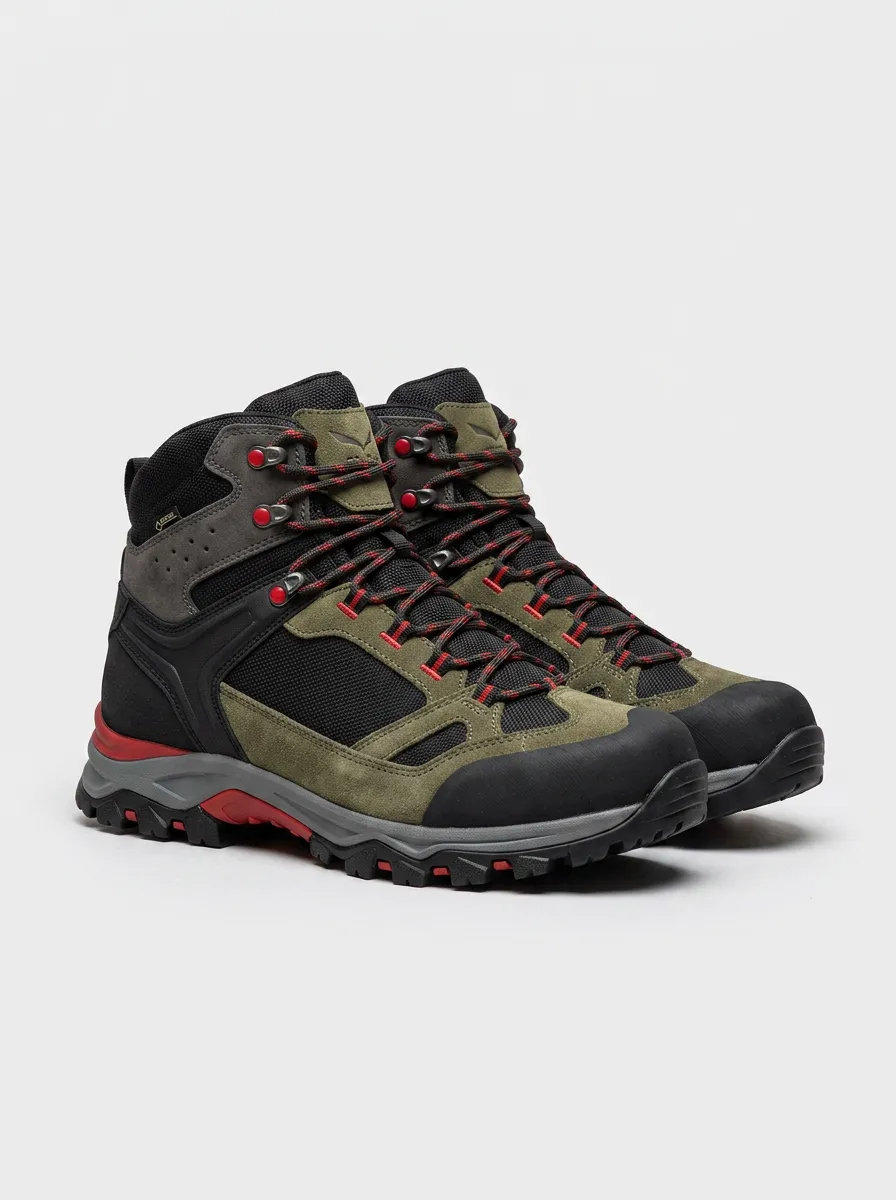 Men's Waterproof Suede Trekking Outdoor Work Boots