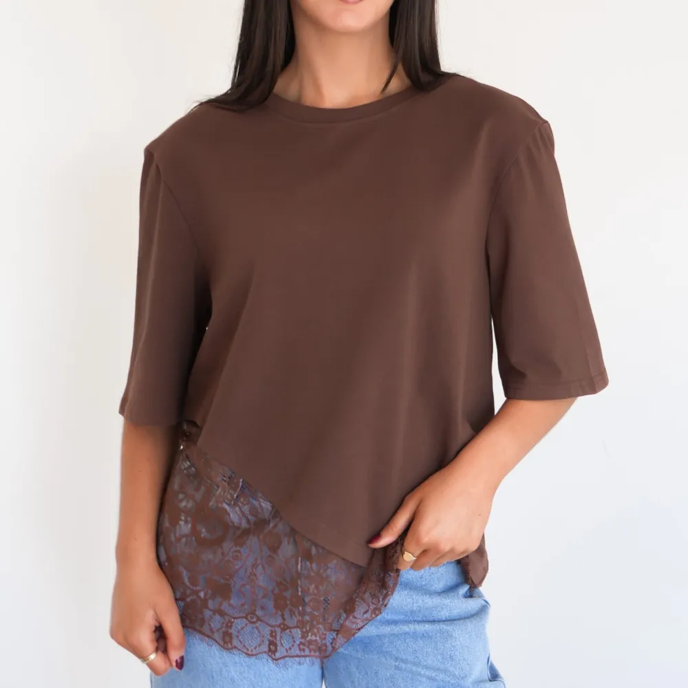 Oversized Lace Casual Tee