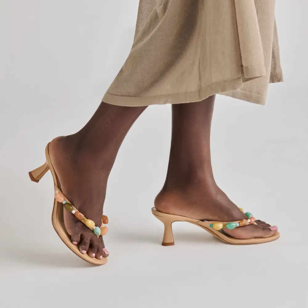 Block Heel Strappy Heels
