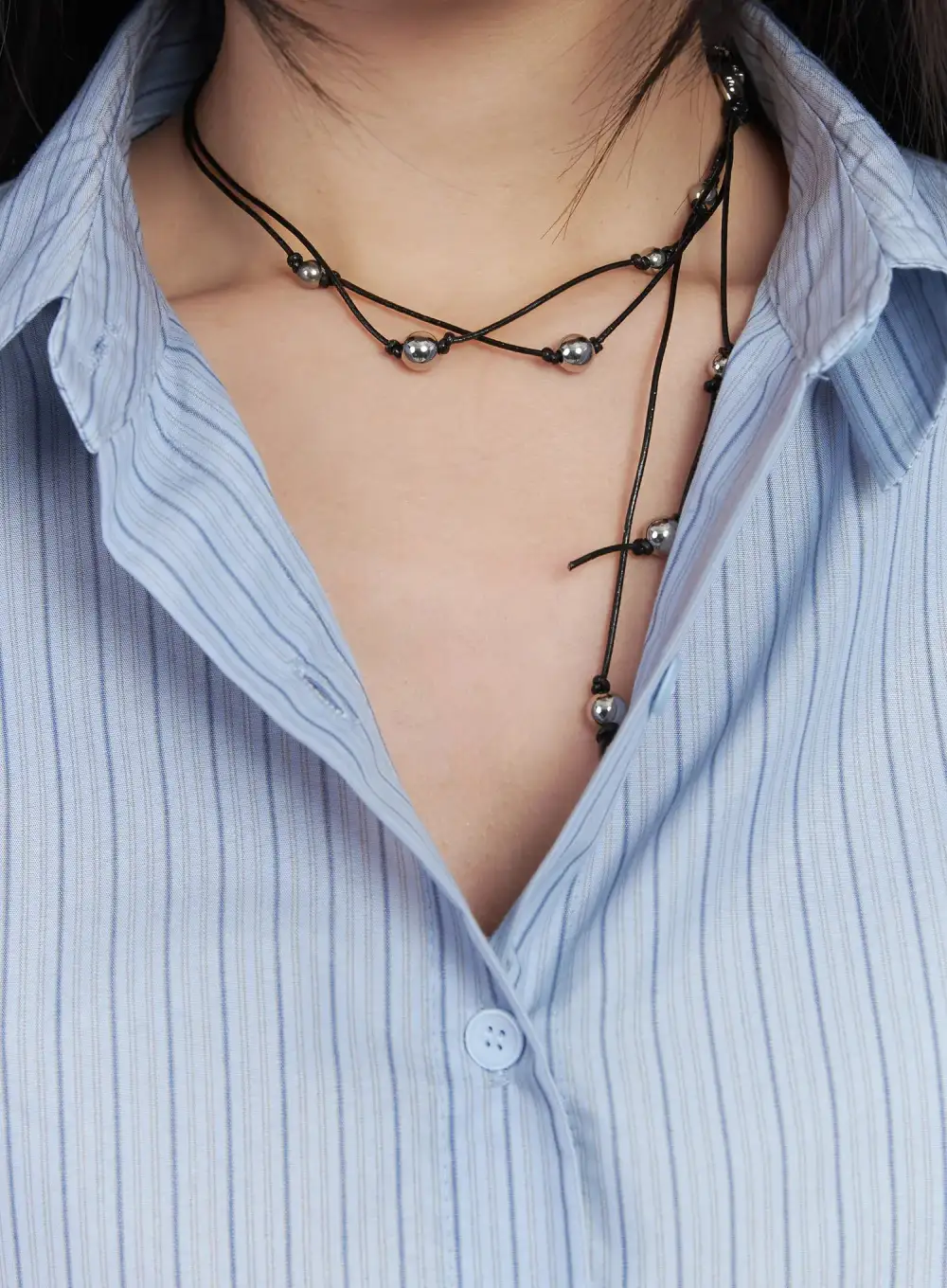 Dual Strap Layered Necklace