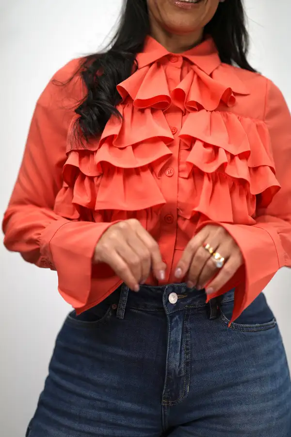 Refined Everyday Ruffled Blouse