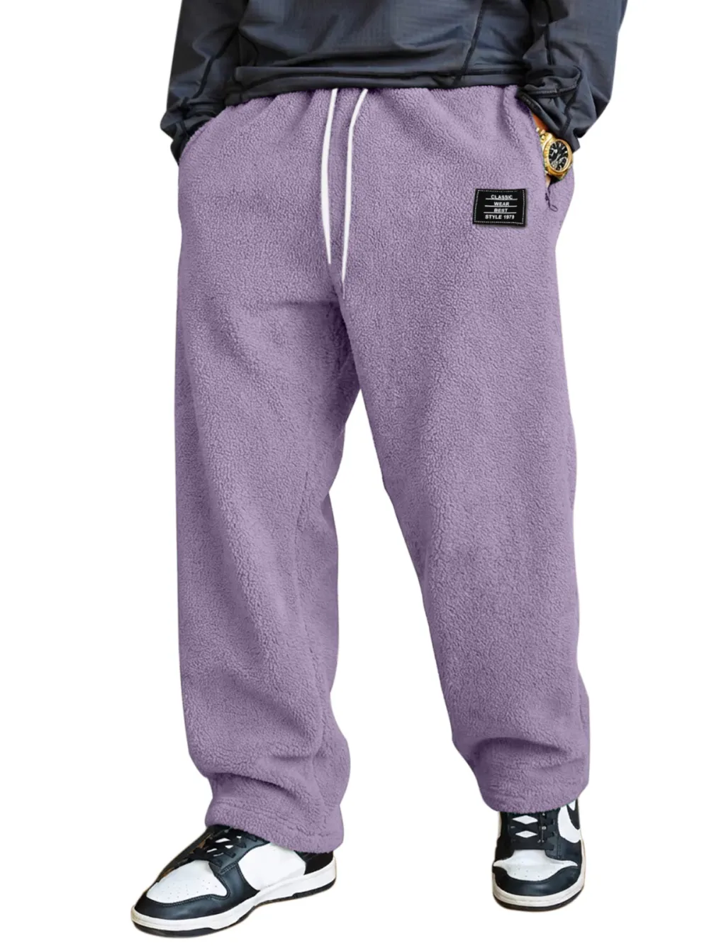 Straight Leg Relaxed Trousers
