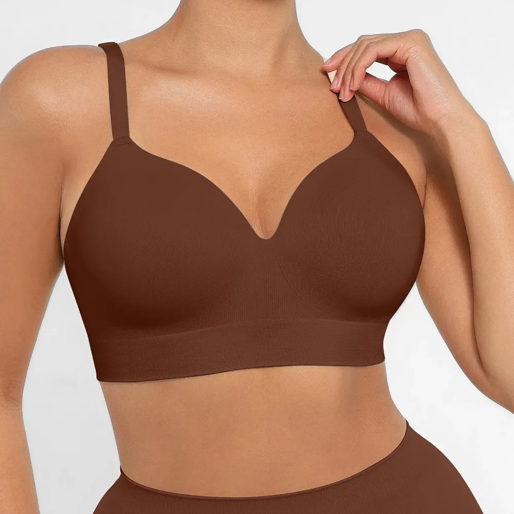 Seamless Wireless Support Bra