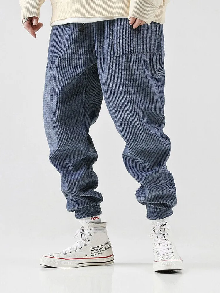 Corduroy Relaxed Casual Pants