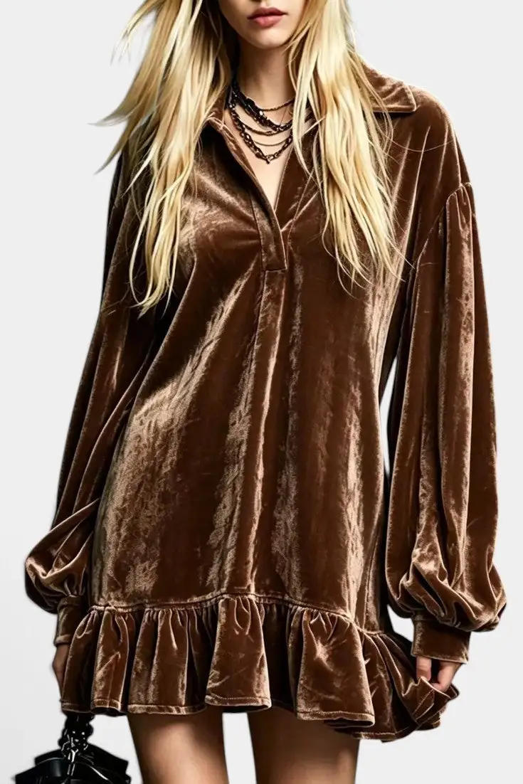 Velvet Mini Dress