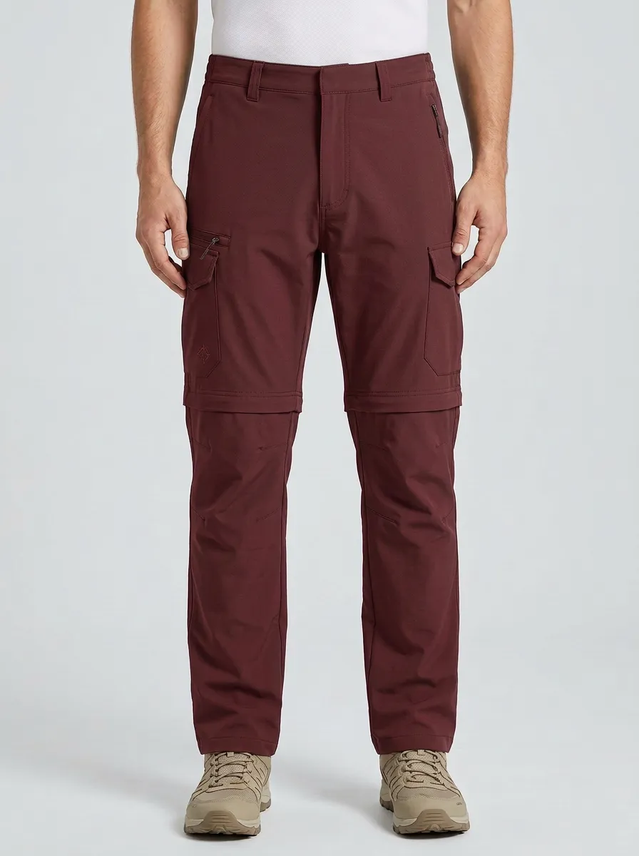 Men's Trail Performance Waterproof Zip-Off Tactical Cargo Pants