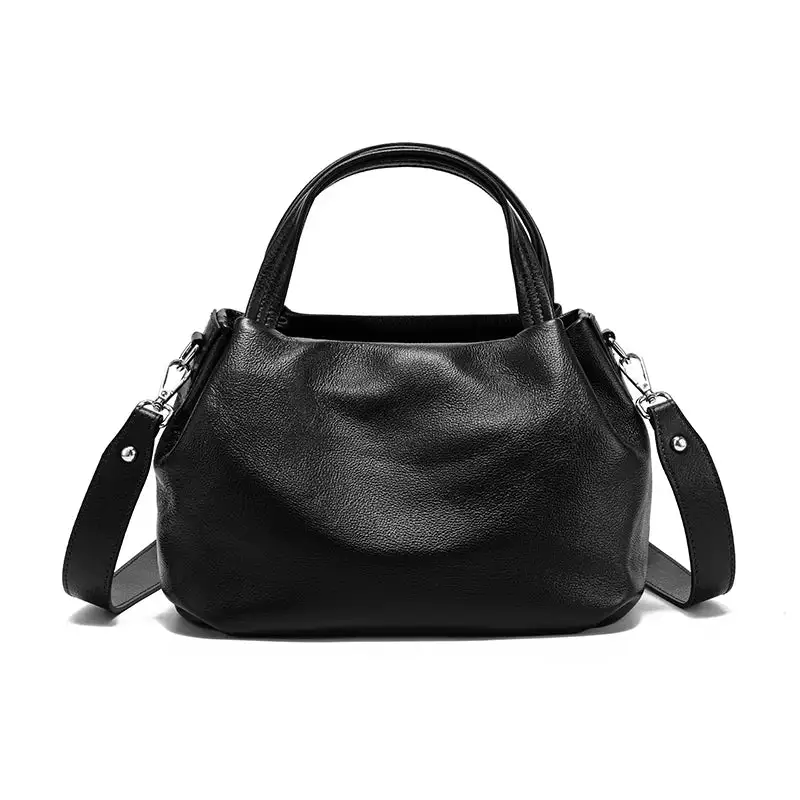 Minimalist Taupe Slouchy Satchel Bag