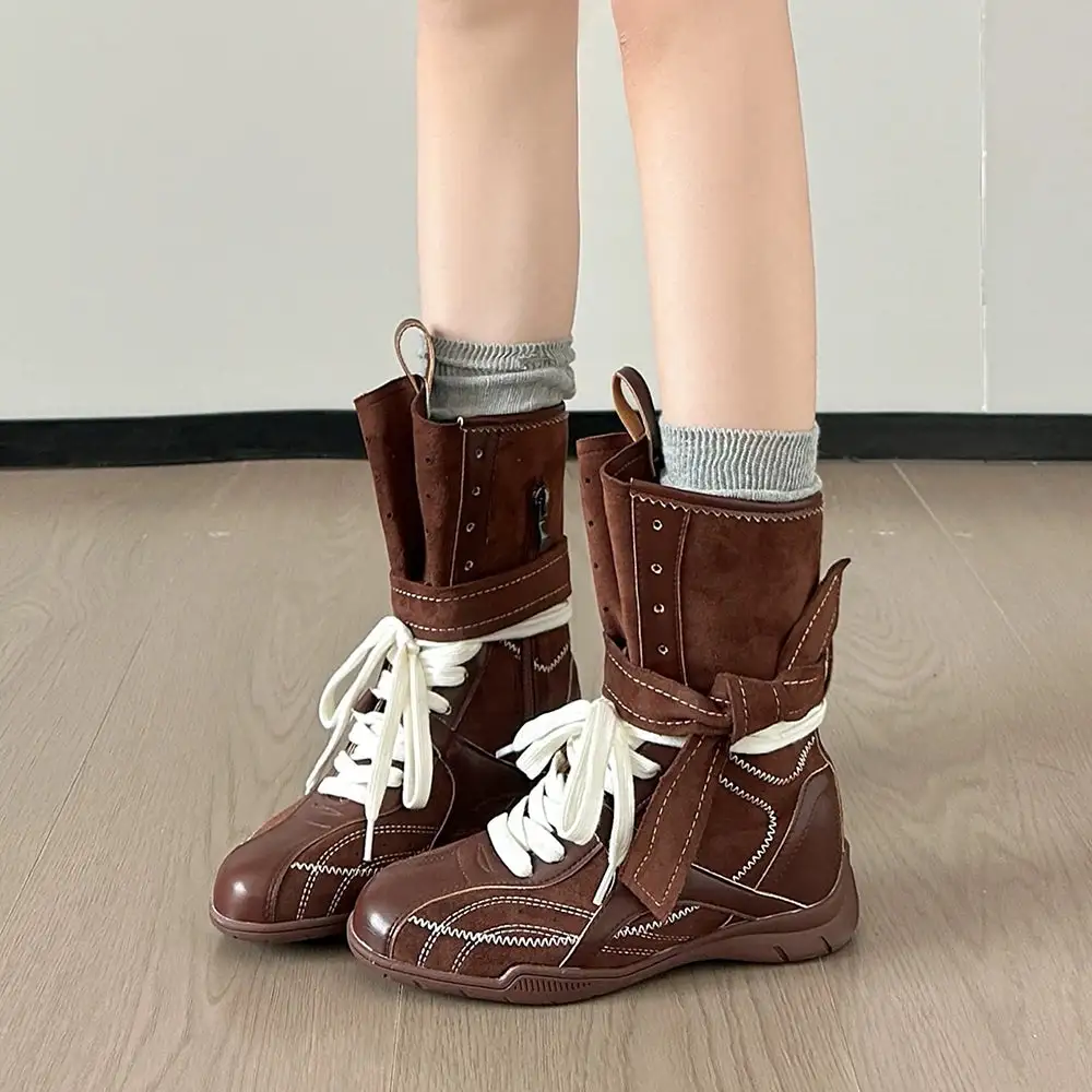 High Top Sneakers Boots Hybrid