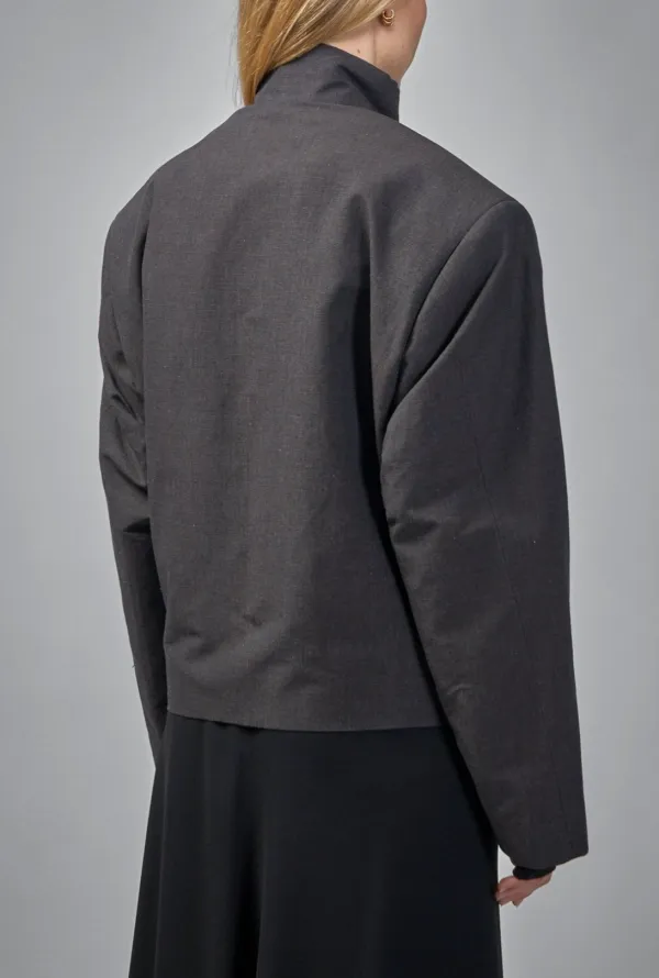 Sport-Inspired Zip-Front Jacket