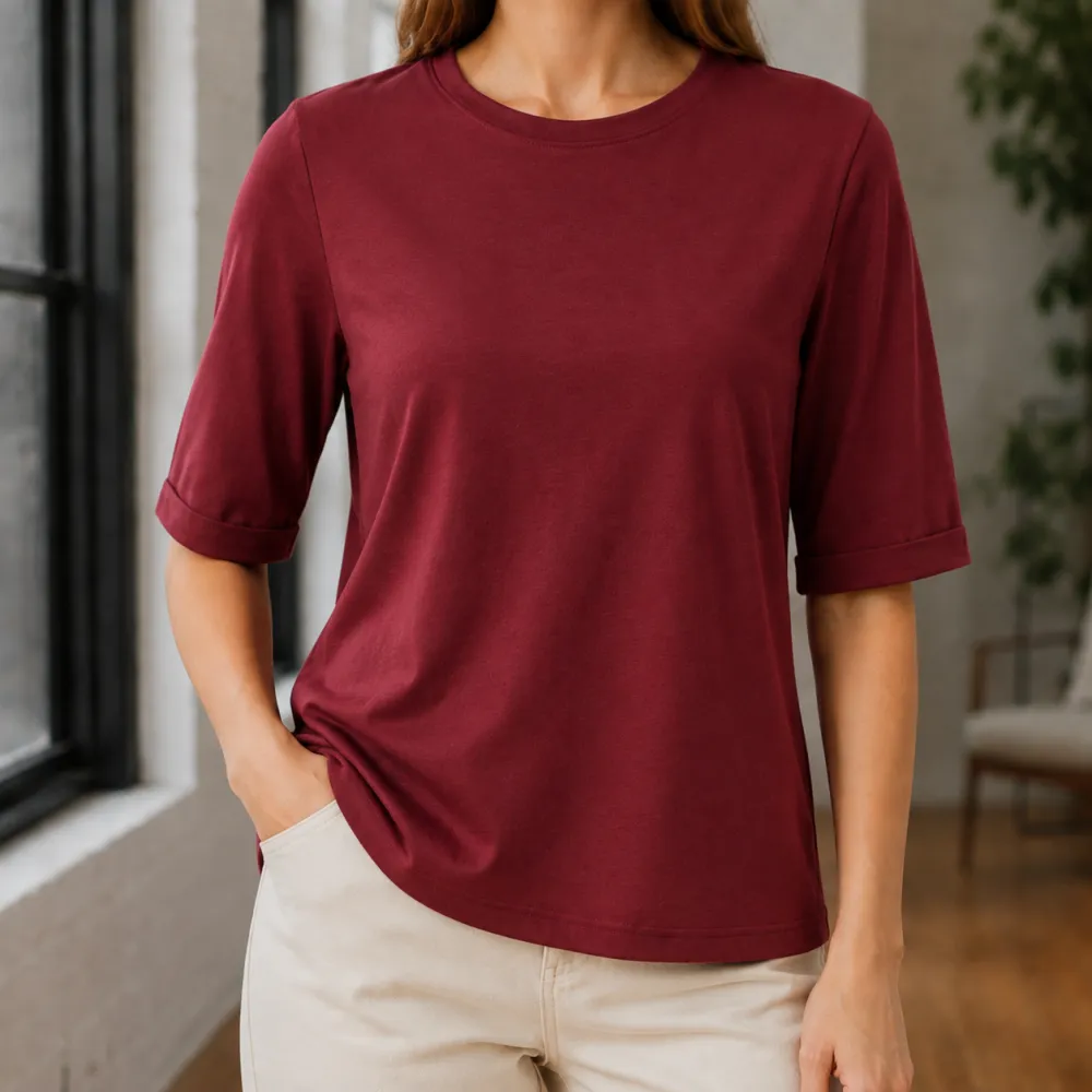 Relaxed Crew-Neck T-Shirt