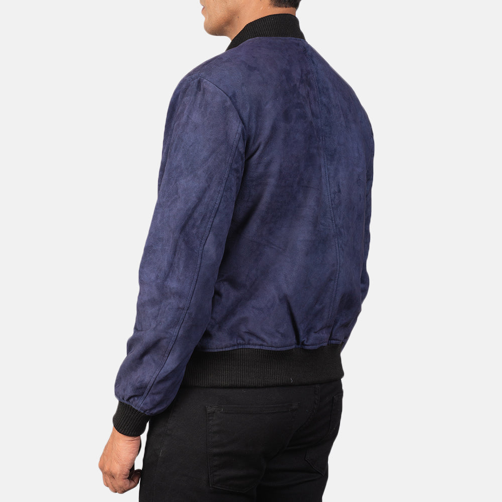 Men's Heritage Bomber Suede Jacket