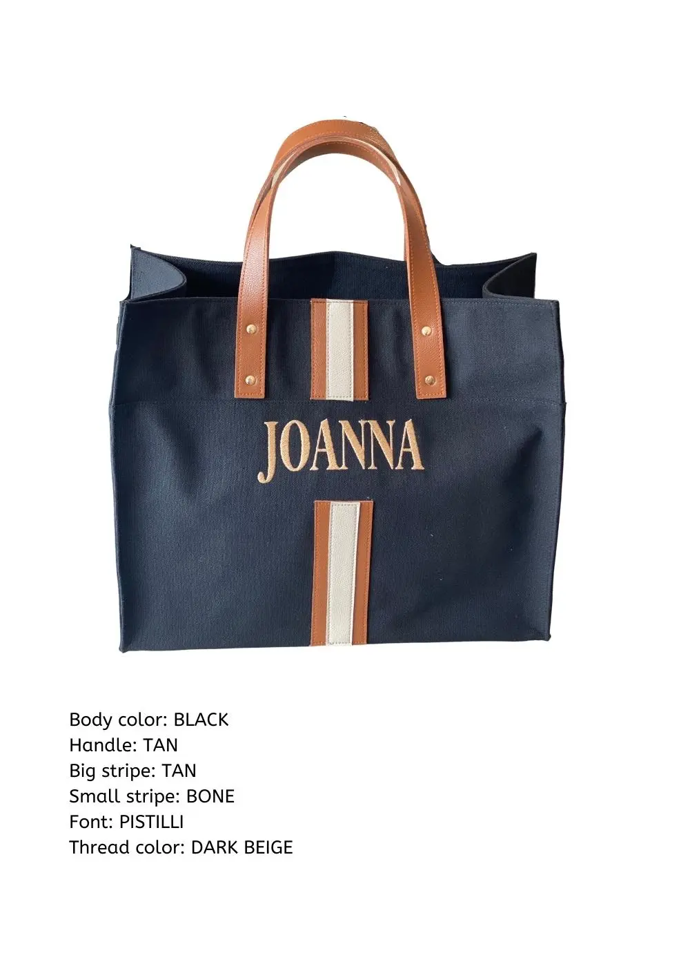 Customize Briony Canvass Tote Bag