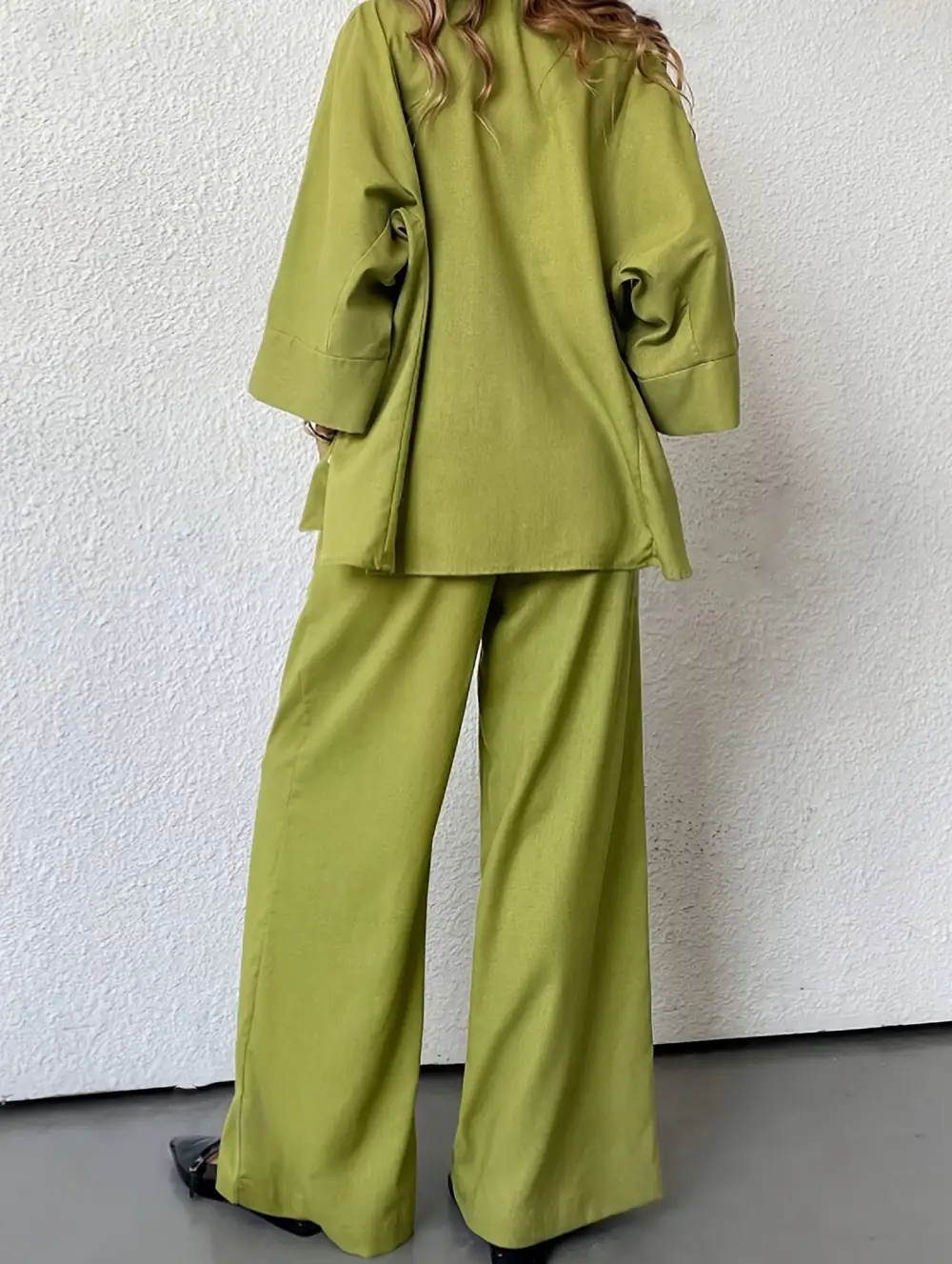 Relaxed Pants Two Piece Set