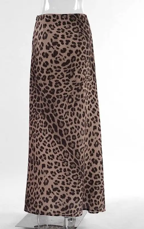 Everyday Leopard Print Leopard Maxi Skirt