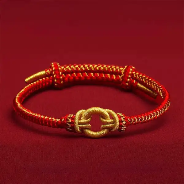 String Zodiac Braided Knot Bracelet