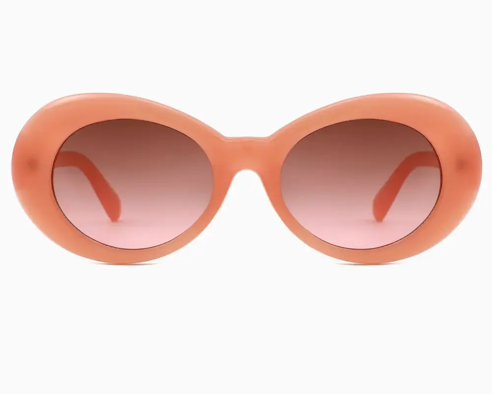 Retro Oval Oversized Sunglasses