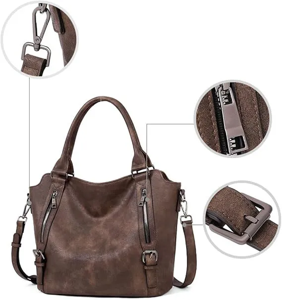 👚 90% OFF NOW! 🌸3-PACK  Purses for Women, Large Hobo Bags, Multiple Pockets Tote Handbags, Water Repellent Shoulder Bag with Adjustable Strap☀️