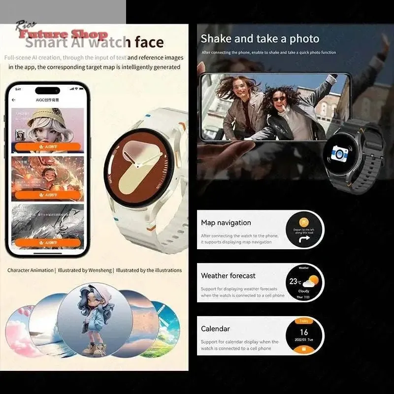 Smartwatch New for Samsung Galaxy Watch 7 2025