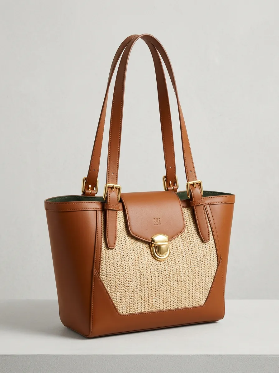 Casual Woven Women's Tote Bag