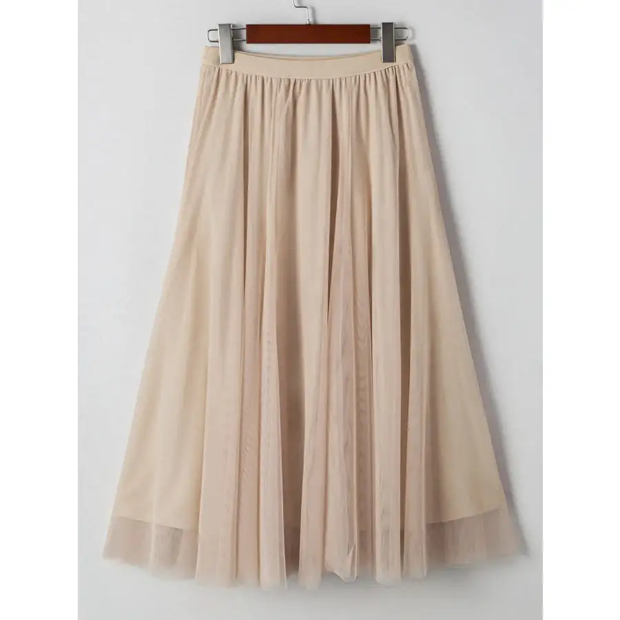 High-waisted Midi Skirt