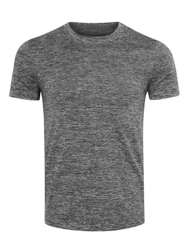 Button Detail Crew Neck Tee