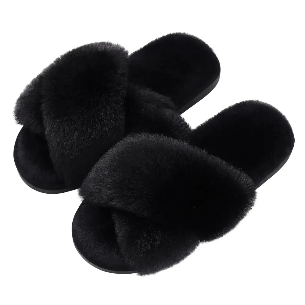 Easygoing Cross Band Lounge Slippers