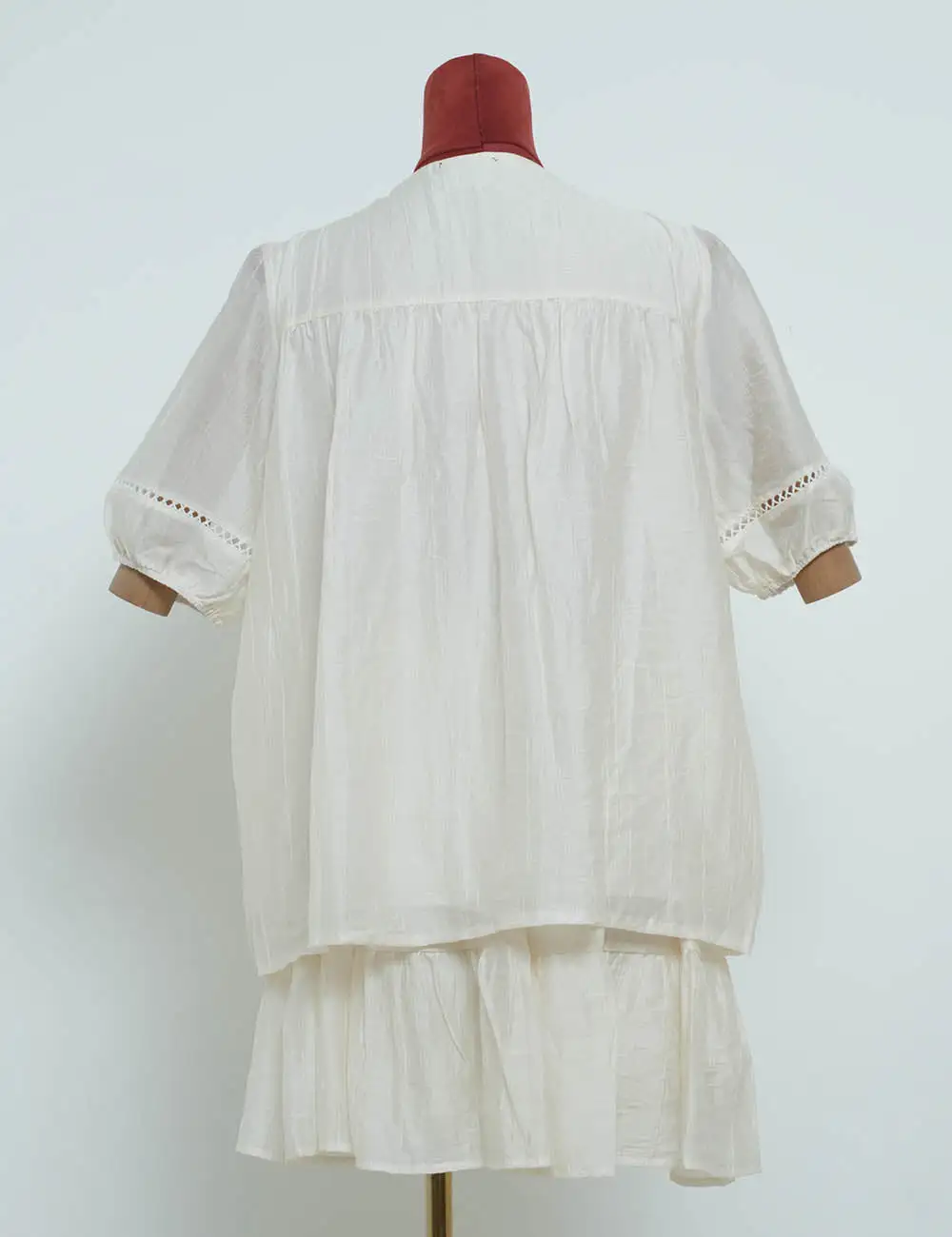 Boho Cozy Eyelet Pullover Top Shorts Two Piece Set