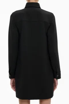 Black Shirt Dress