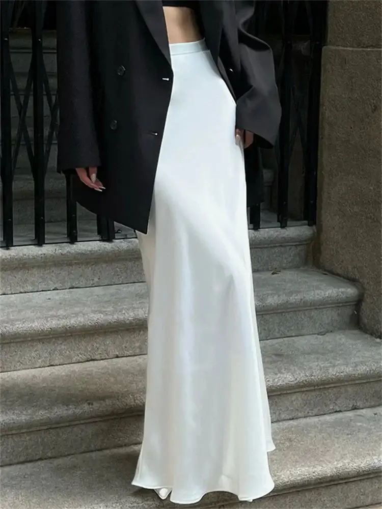 Satin Maxi Skirt