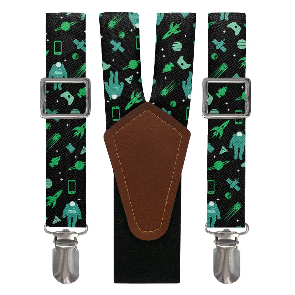 Space Junk Theme Suspenders