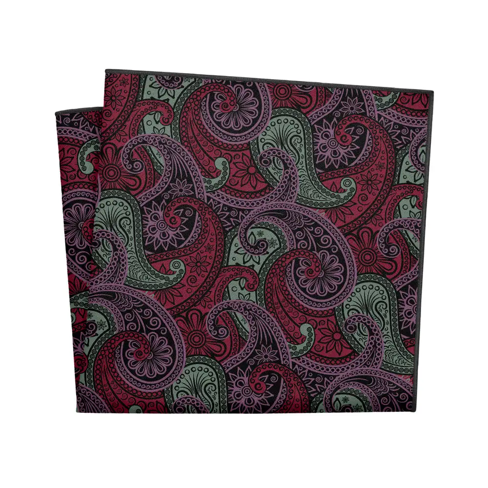 Distinctive Crisp Paisley Pocket Square