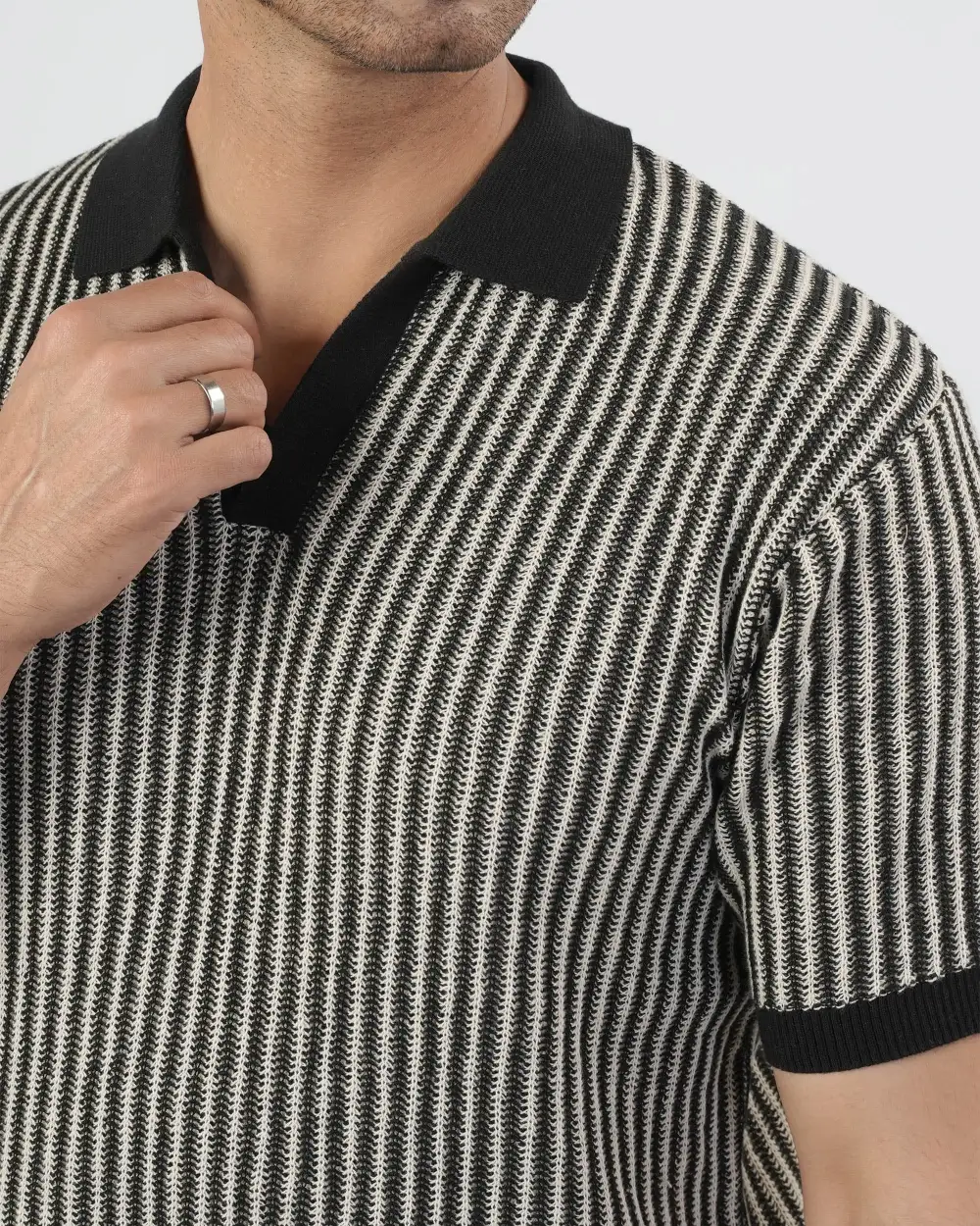 Men's Soft Regular Fit Collared Polo T-Shirt