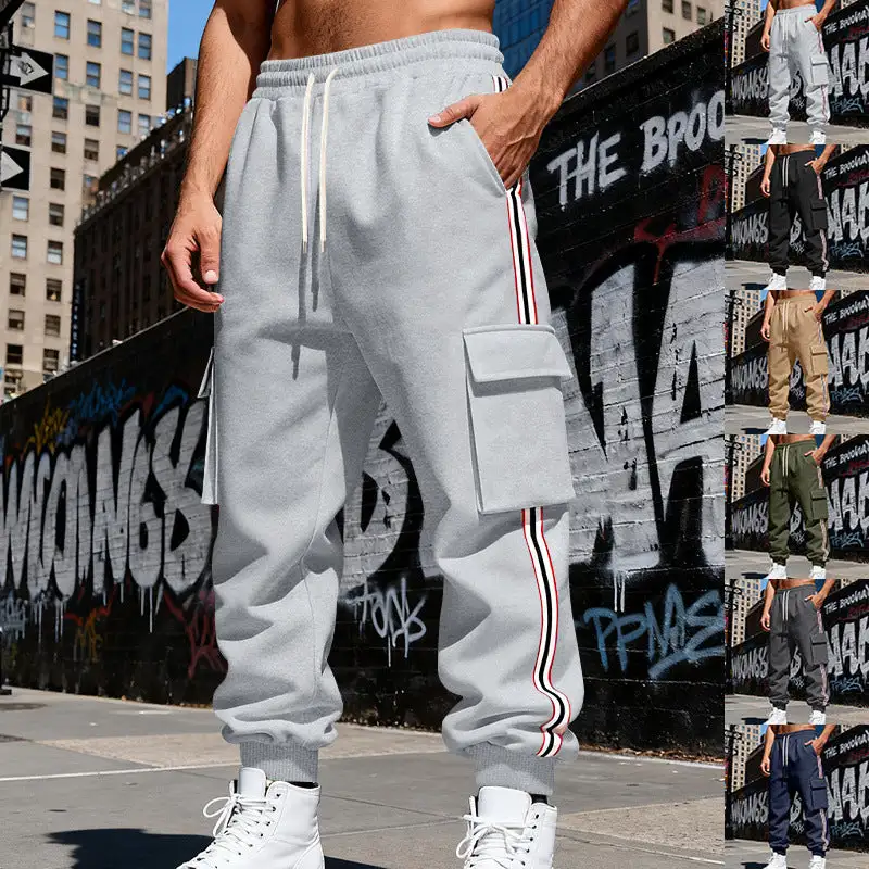 Men's Cargo Jogging Pants Pockets Cargo Pants Utility Fit