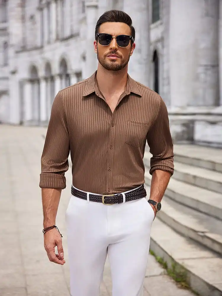 Striped Textured Shirt