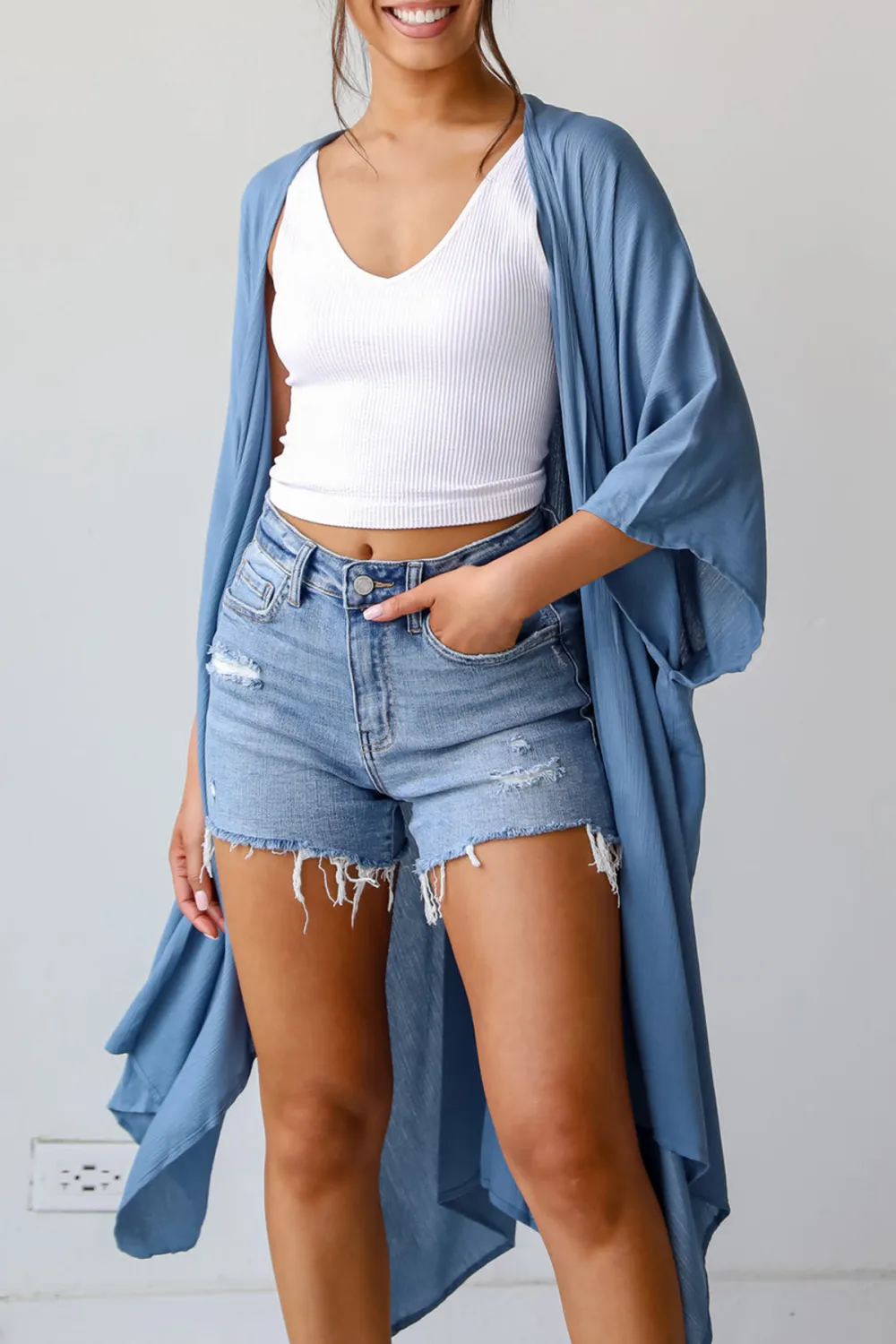 Casual Style Sun Bound Kimono