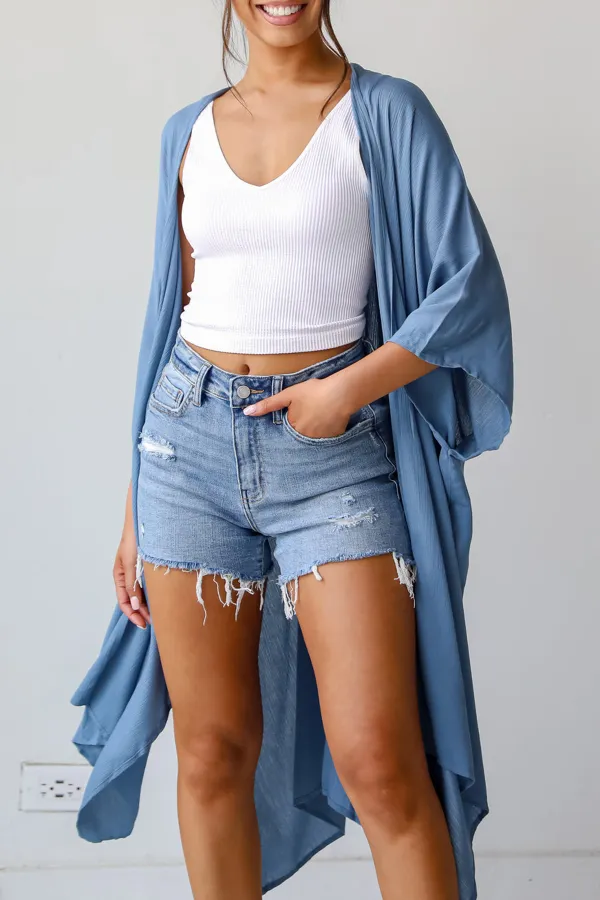 Casual Style Sun Bound Kimono