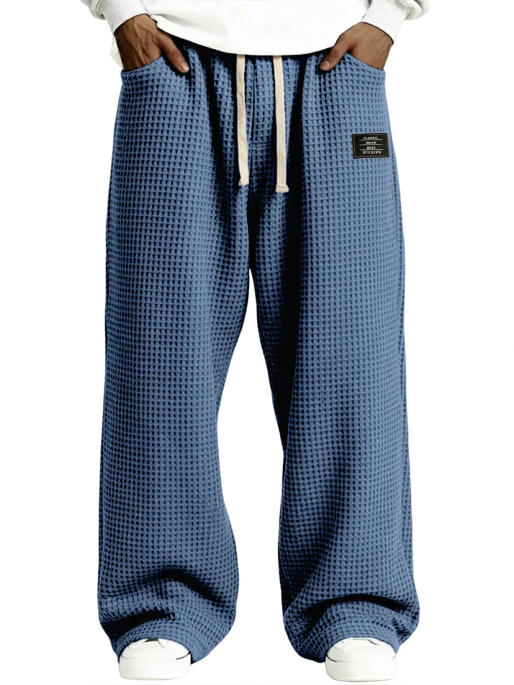 Everyday Textured Knit Drawstring Pants