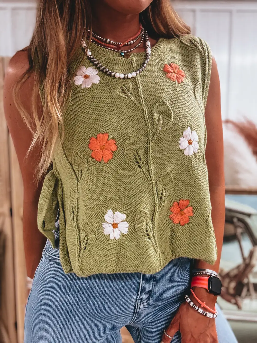 Casual V-Neck Tank Top
