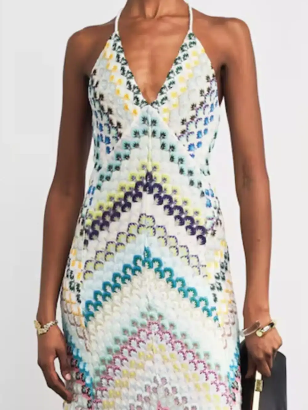 Backless Spaghetti Strap Maxi Dress