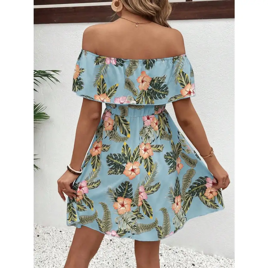 Off Shoulder Mini Dress