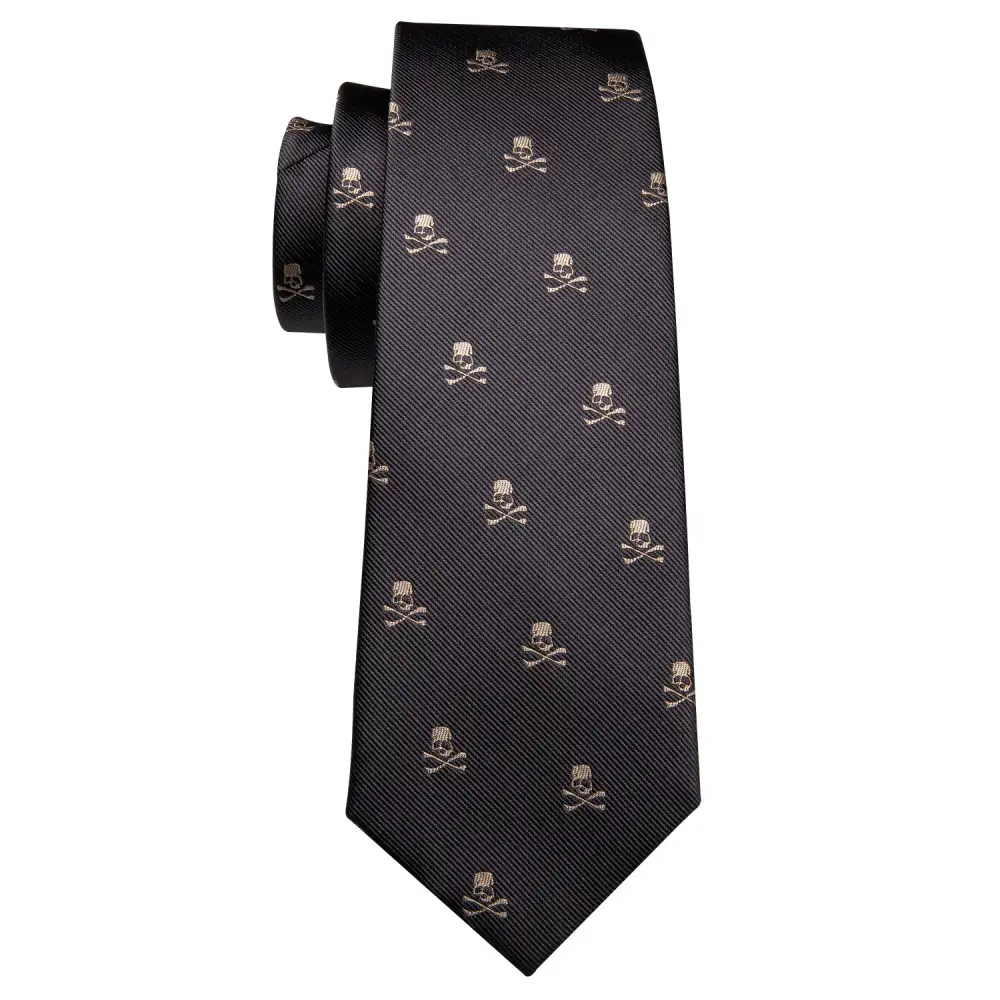 Novelty Skull Necktie Set