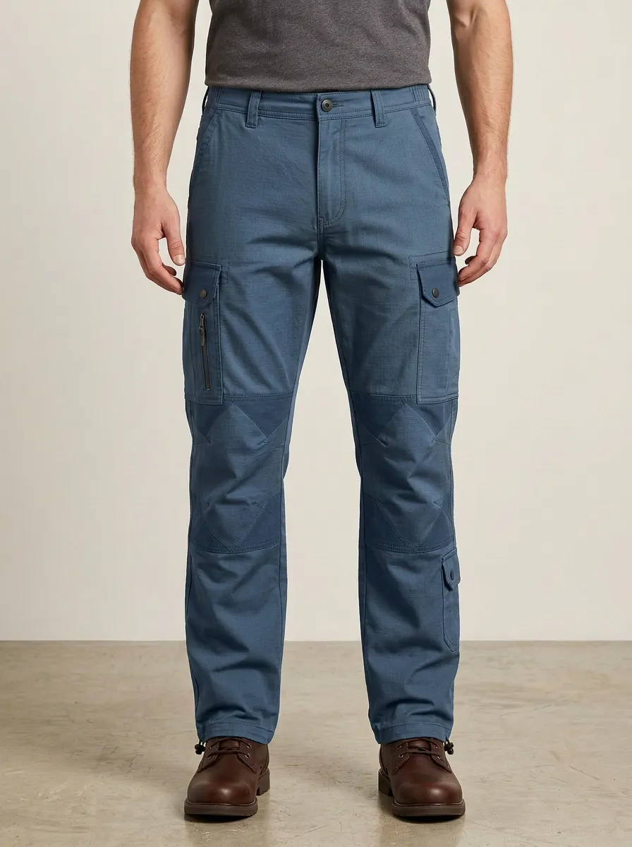 Unisex Multi-Pocket Reinforced Knee Tactical Work Pants