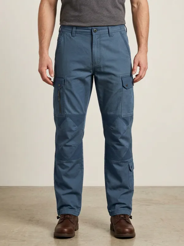 Unisex Multi-Pocket Reinforced Knee Tactical Work Pants