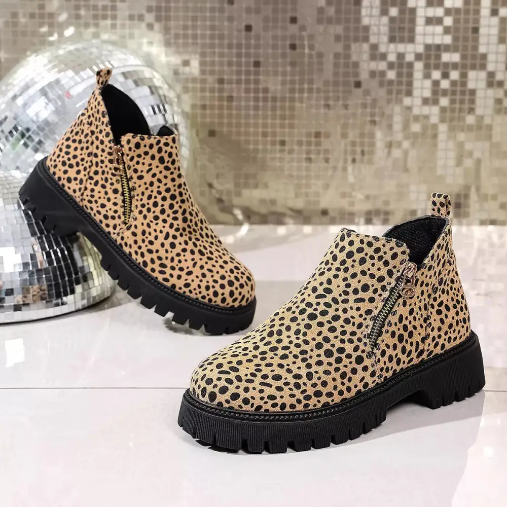 Platform Side-Zip Boots