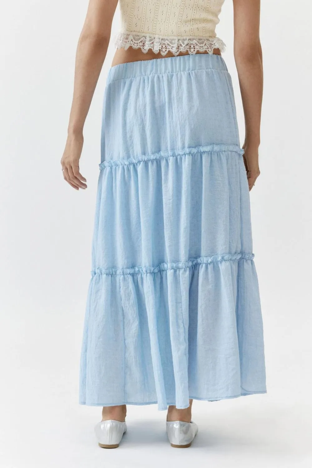 Frill Elastic Skirt