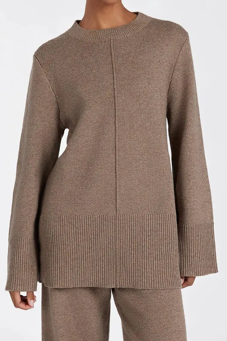 SOLID KNIT JUMPER