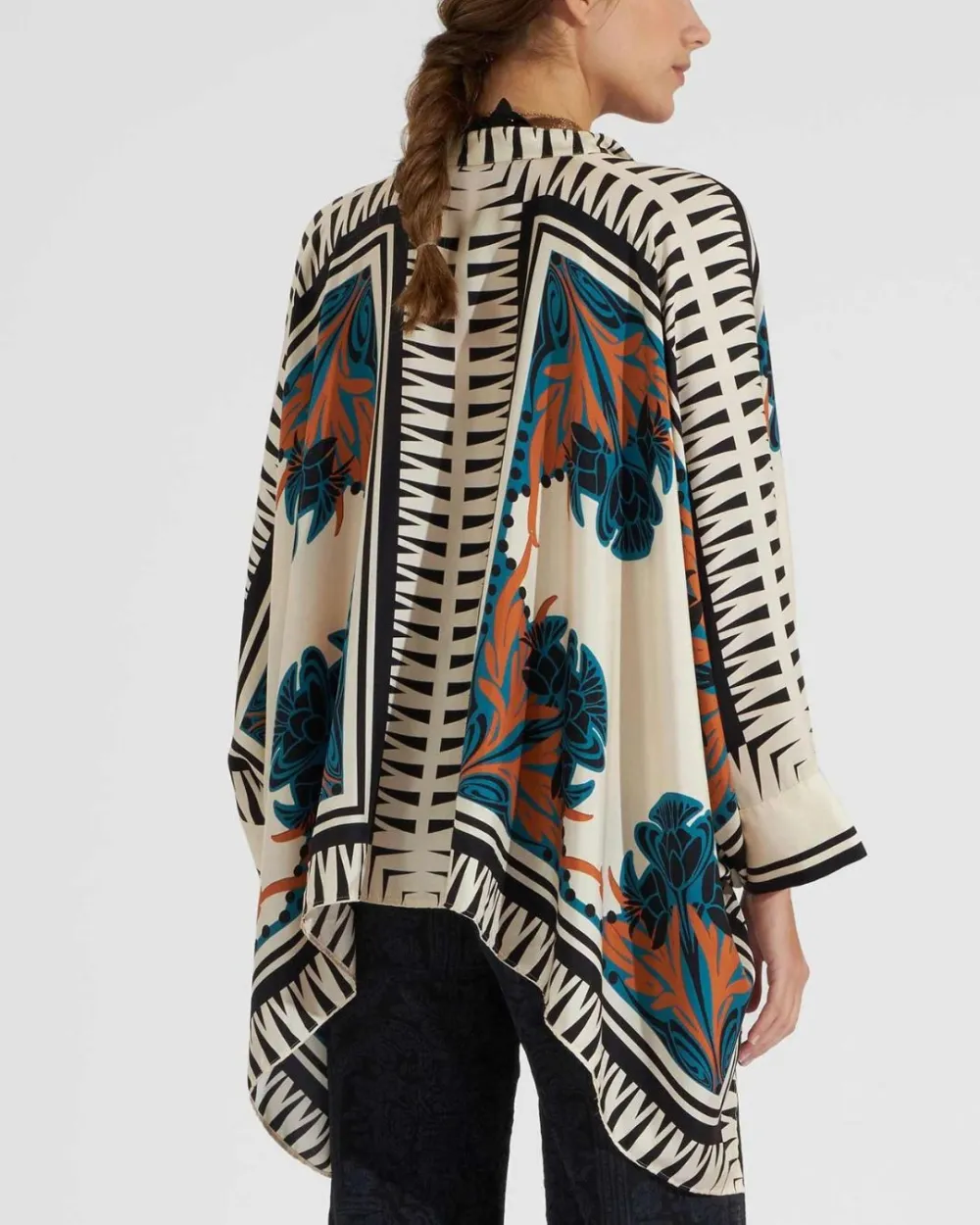Printed Flowy Caftan Coordinated Set